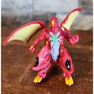 Bakugan Dragonoid Red Collector Figure only Spin Master used 2"